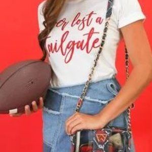 Kelly Wynne red blue Ole Miss clear Mingle Mingle Mini game day stadium purse